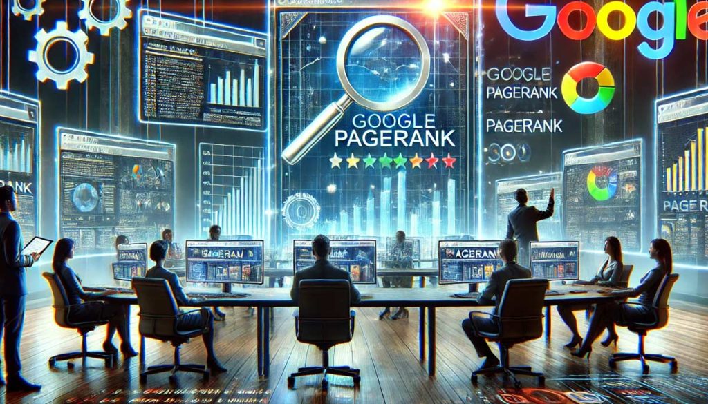 PageRank mäter en webbsidas betydelse genom att analysera antalet och kvaliteten på länkar som pekar till sidan.